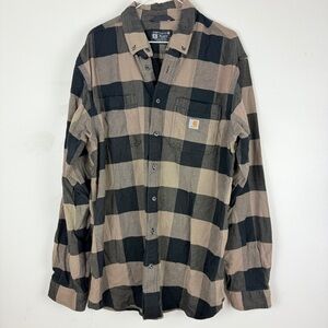 Carhartt Men's Midweight LS Flannel Shirt